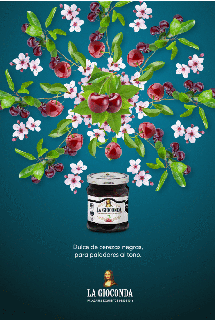 Caleidoscopio del dulce de cerezas La Gioconda