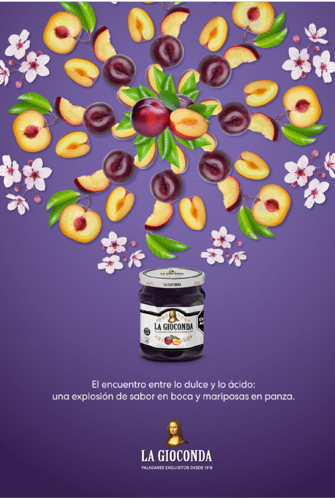 Caleidoscopio del dulce de ciruela La Gioconda
