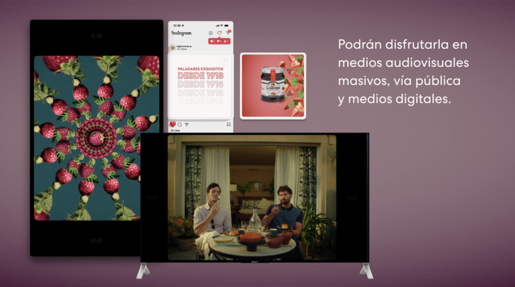 La campaña se puede disfrutar en medios audiovisuales masivos, vía pública y medios digitales